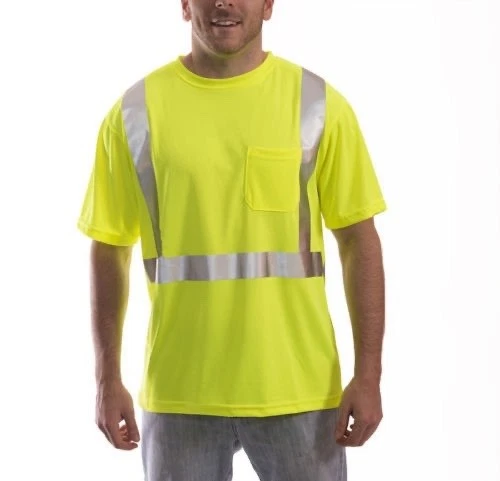 Tingley Job Sight ANSI 107 High-Visibility Lime-Green T-Shirt (S75022) Size 4X - Image 2 of 4