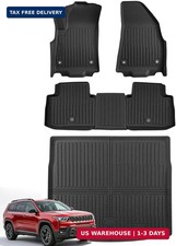 Floor Mats Cargo Liner Trunk Carpet for Jeep Cherokee 2026