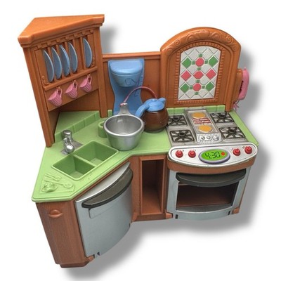 Fisher Price Loving Family Dollhouse Corner Kitchen Stove Oven Dishwasher