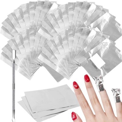 Nagellackentferner Wraps Pads mit Baumwolle & Aluminiumfolie für Schnelles En...