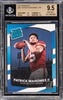 2017 PANINI DONRUSS #327 PATRICK MAHOMES ROOKIE RC BGS 9.5