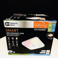 COMMERCIAL ELECTRIC Smart Led Exhaust Fan