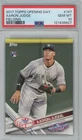 AARON JUDGE 2017 Topps Opening Day Fielding #147 Rookie RC PSA 10