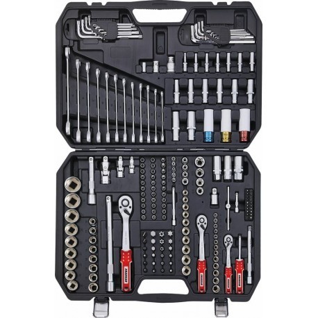 Coffret cliquet et douilles 198 pcs : ne soyez plus jamais bloqué par un écrou inaccessible