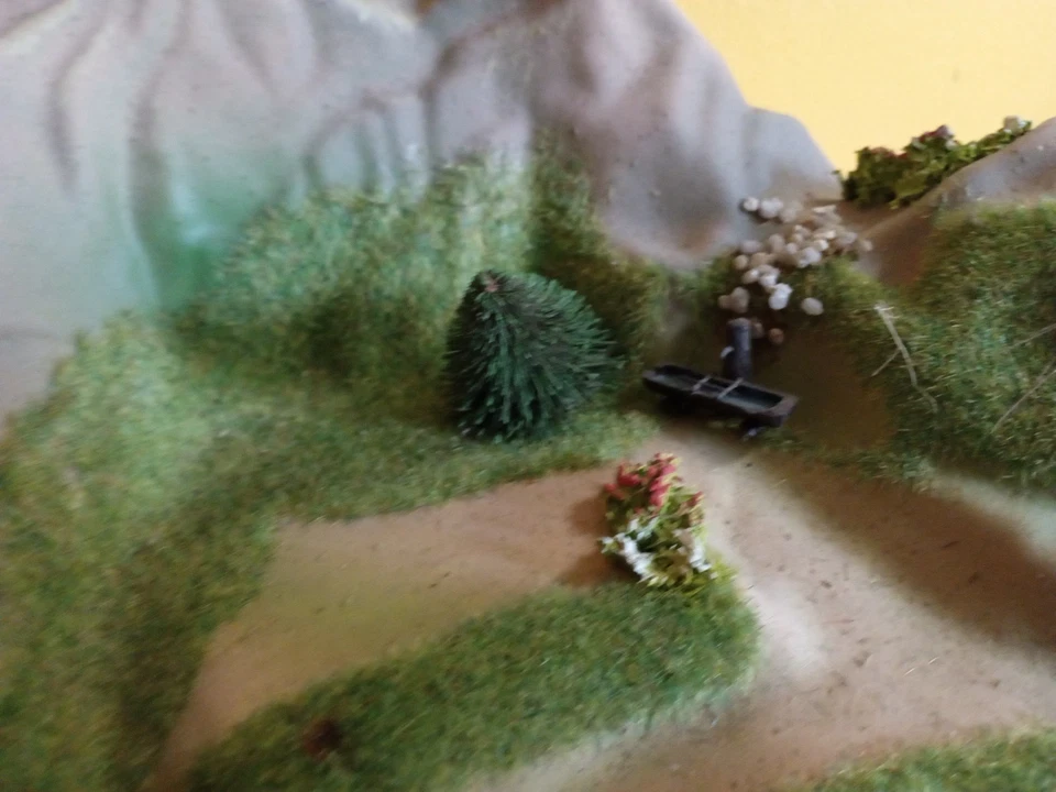 NOCH, échelle HO, maquette préformée, tunnel courbe 2entrées + arcades, diorama - Photo 4/4
