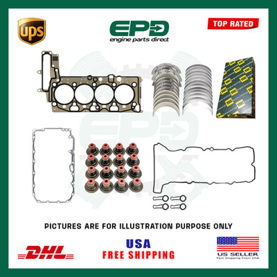 N47 HEAD GASKET + SEALS & REBUILD KIT FOR BMW N47 D20 F22 F87 2.0L DIESEL ENGINE