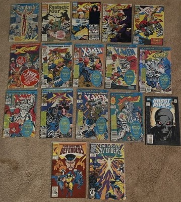 Marvel Team Comic Book Lot (17): Secret Defenders, X-Cutioner s Song, Ghost Ride