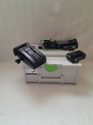 FESTOOL Akku-Oszillierer VECTURO OSC 18 + 1x 18V/4,0 + 1x 18V/3,1 + SCA 8 gebr. 
