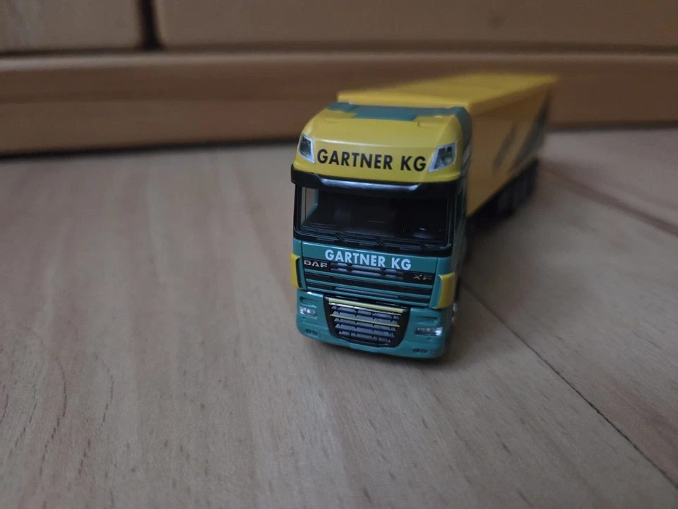 Spedition Gartner - seltener DAF Stöffelliner Modell Lkw Truck EIGENBAU (Herpa) - Bild 2 von 4