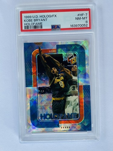 1999-00 Upper Deck HoloGrFX Holofame #HF-7 Kobe Bryant PSA 8 Lakers