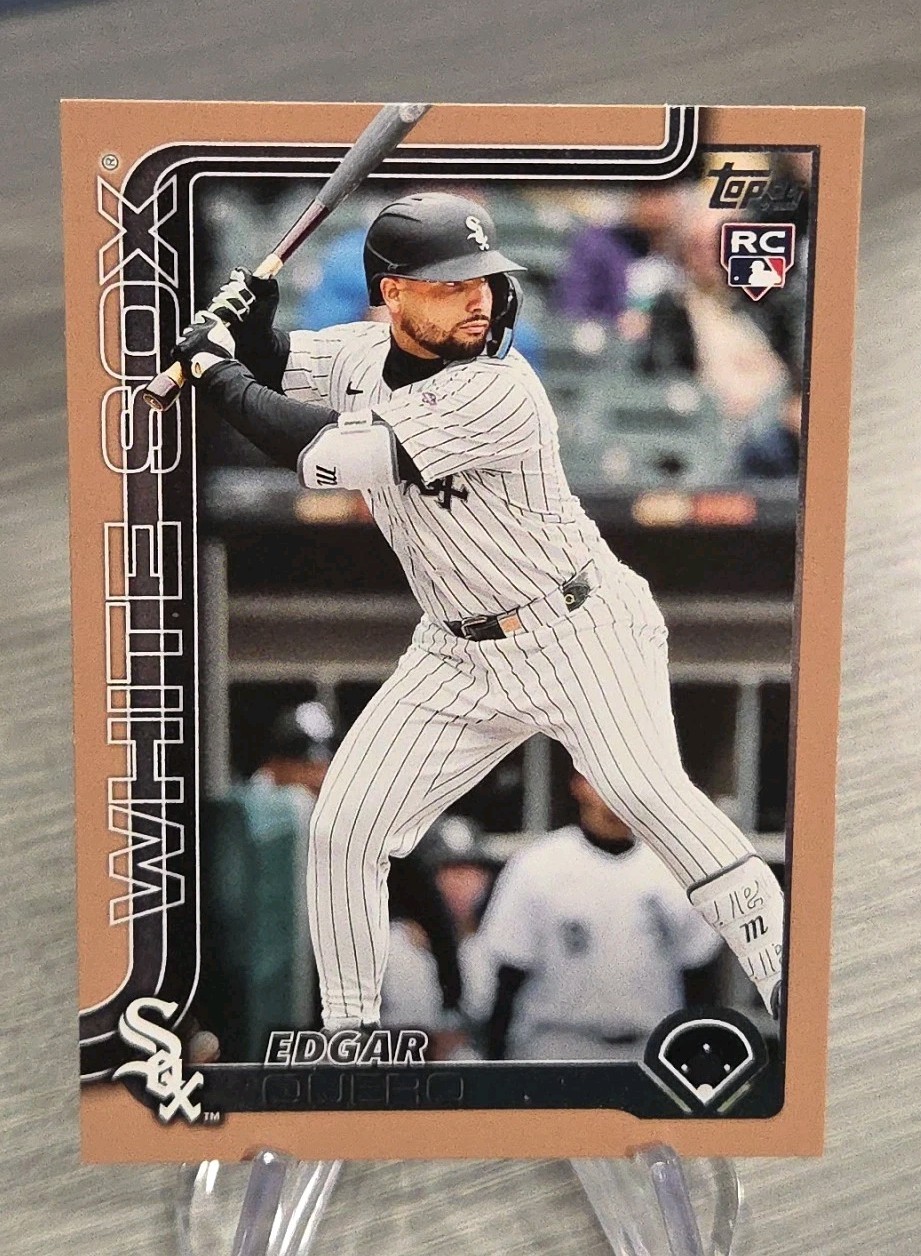 Edgar Quero 2025 Topps Update Gold /2025 Rookie #US145 Chicago White Sox RC