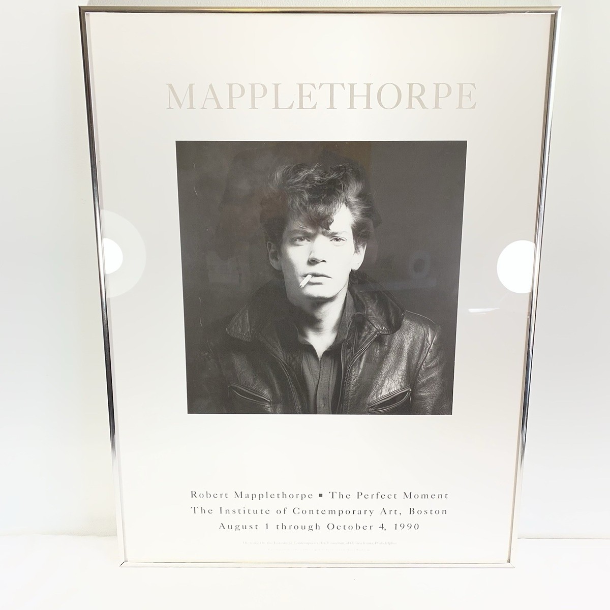 Vintage Robert Mapplethorpe The Perfect Moment Exhibition Poster