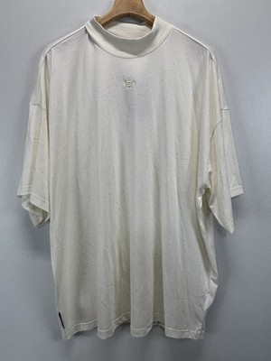 NEW! Adidas X James Harden Travel Tshirt Men s XXL 2XL Ivory Mock Neck