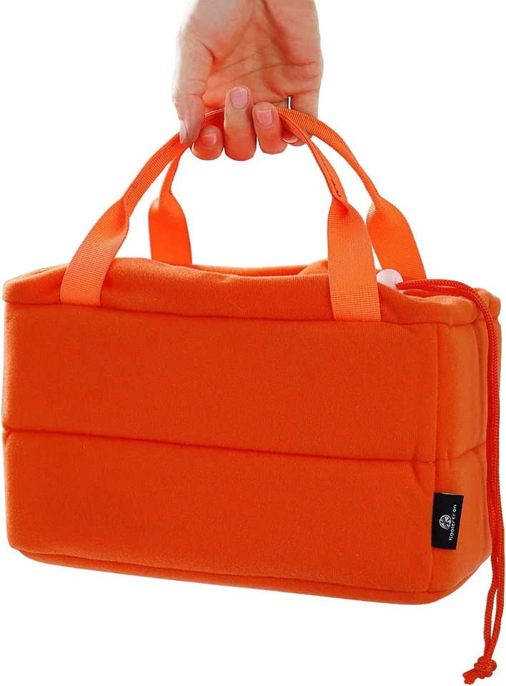 Koolertron Shockproof Camera Photo Bag for SLR TLR Orange with Straps  - Image 4 of 4