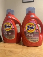 Tide Downy April Fresh Scent Liquid Laundry Detergent 73 Oz, 2 pack 
