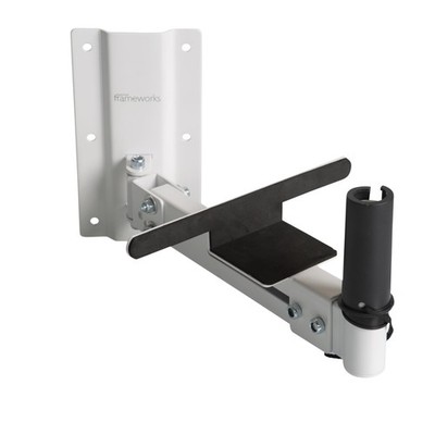 Gator Frameworks GFWSPKWM100W Adjustable Speaker Wall Mount White 100lb