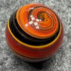 Handmade Marble Gold Lutz ( corkscrew - Spiral ) 1 Inch +-  (S11) — photo 3
