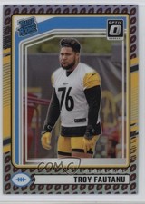 2024 Donruss Rated Rookie Optic Preview Football Emoji Prizm Troy Fautanu 05gv