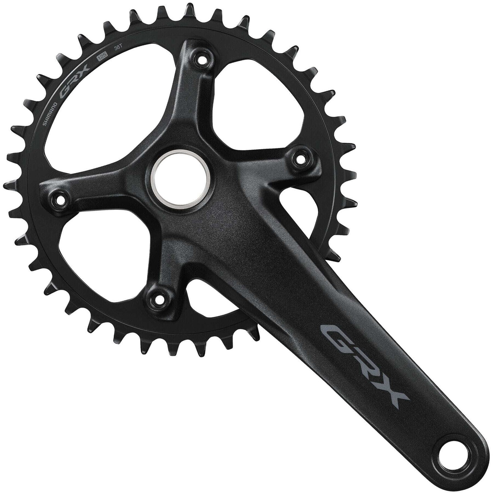 Shimano GRX FC-RX610 GRX chainset 38T, single, 12-speed, 2 piece design, 175 mm
