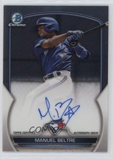 2023 Bowman Chrome Prospect Auto Manuel Beltre #CPA-MB Auto 0nr3