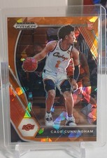 2021-22 Panini Prizm Draft Picks - Cade Cunningham #1 Orange Ice Prizm (RC)