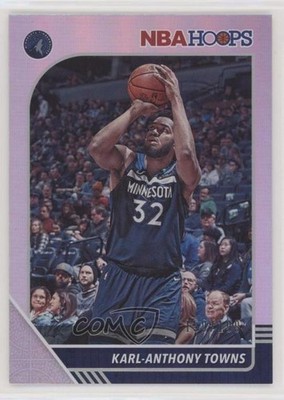 2019-20 Panini NBA Hoops Silver /199 Karl-Anthony Towns #111 s3g
