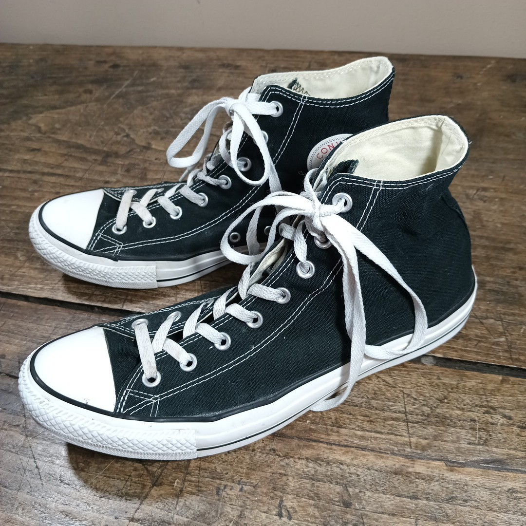 SAOLA Sneakers alte Converse W14 M12 Chuck Taylor All Star nere unisex stringate