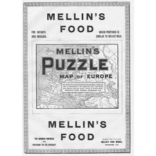 MELLIN'S FOOD Puzzle Theme Victorian Advertisement 1898