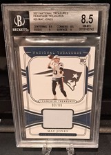2021 National Treasures - Franchise Treasures Mac Jones #FT-25 /99 Beckett 8.5