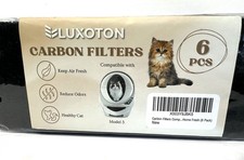 Carbon Filters for Model Litter-Robot 3 Cat Litter Box Replacement 6-Pack NEW