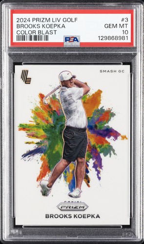 2024 Panini Prizm LIV Color Blast Brooks Koepka #3 card