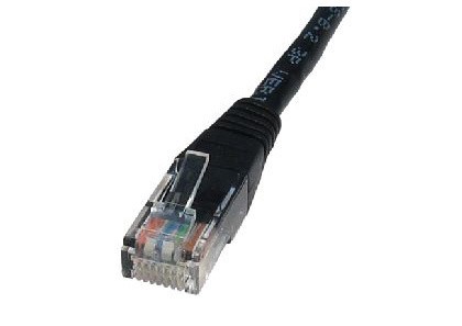 CMS Cables 25m Cat5e Networking Patch Cable - Black