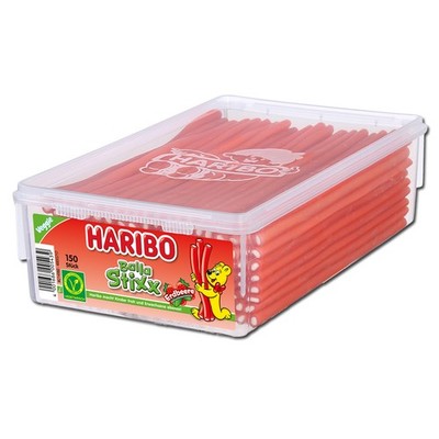 (7,07 /1kg) Haribo Balla Stixx Erdbeer, Konfekt-Stangen, 150 Stück