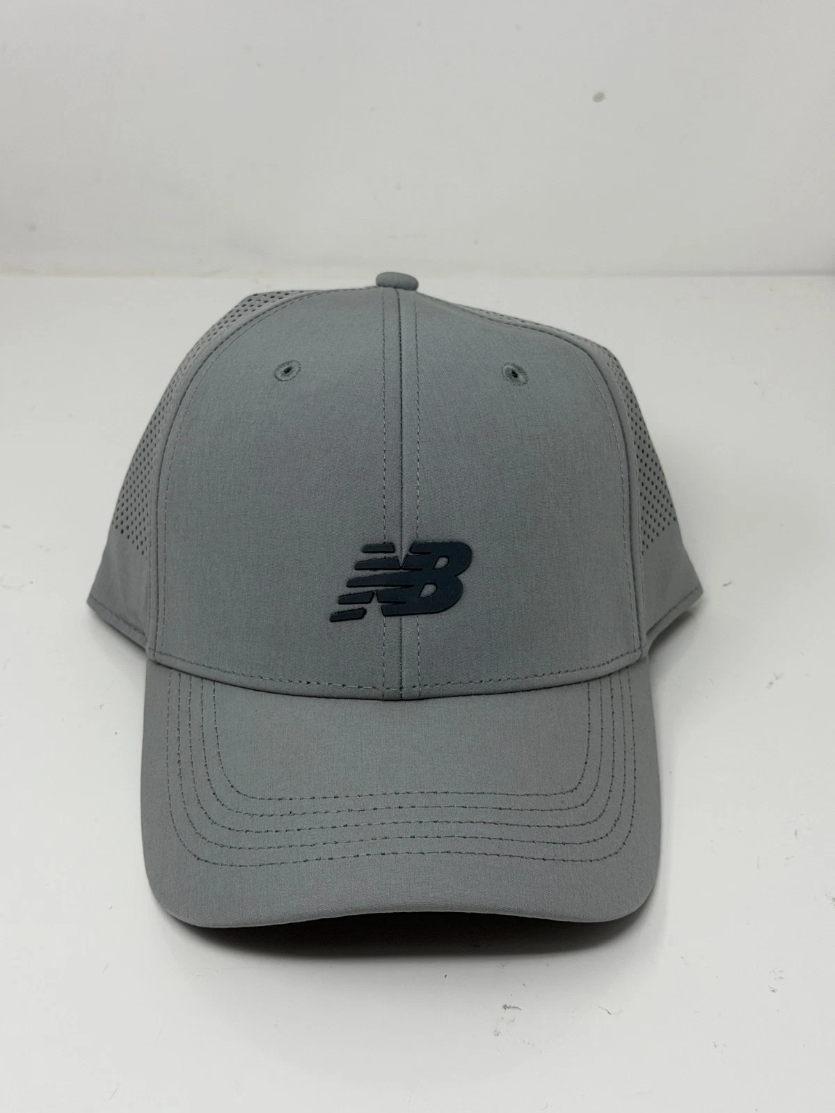 New Balance Unisex Hat 6 Panel Pro Run Cap LAH51021 Gray UV Protection Sun