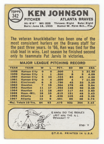 Set builders: 1968 Topps 300-399 VG/EX & better, FREE shipping - Picture 127 of 323