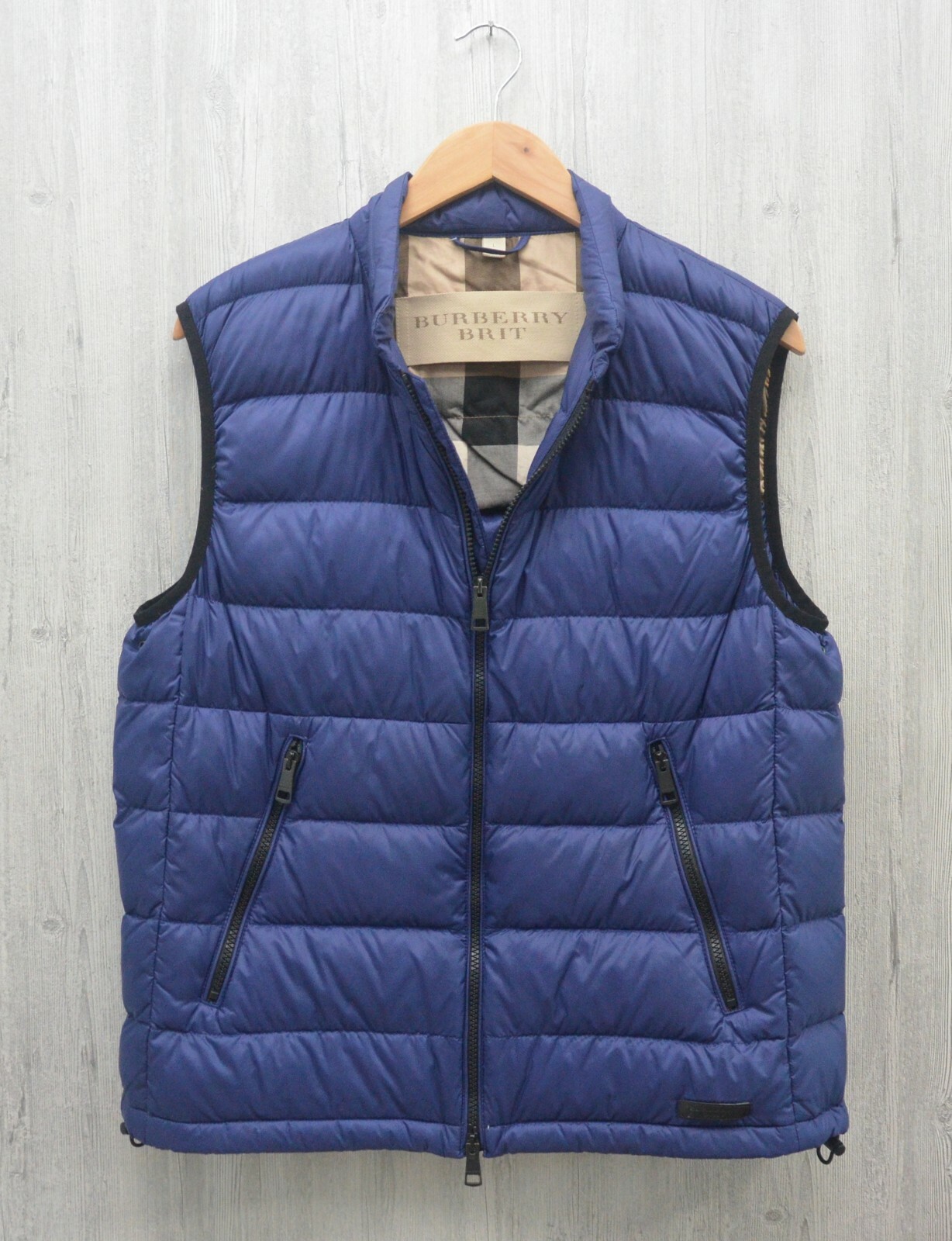 burberry vest blue