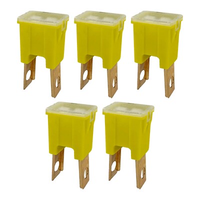 60A Straight Male Fuse Cartridge FLM PAL Auto Link for Car Truck RV SUV - 5 pk
