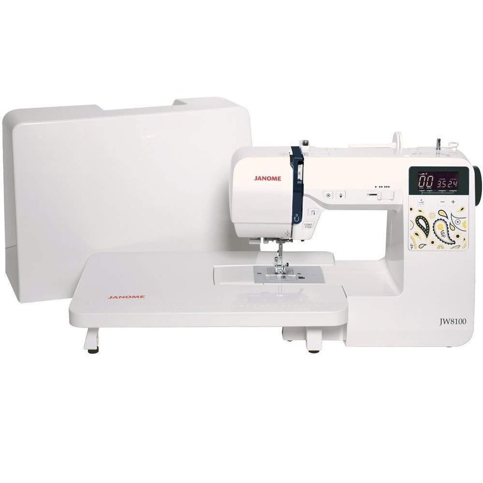 Janome JW8100 FullyFeatured Computerized Sewing Machine with 100