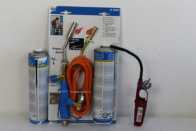 Produktbild von CFH Profi-Handlötgerät PZ2000 Im Praktischen Set – Mit Druckregler & 3m Schlauch, Fürs Löten Und Brennen