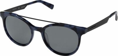 Kenneth Cole Polarisierte Sonnenbrillen KC7226-55D IN Marine Blau Schildpatt Mit
