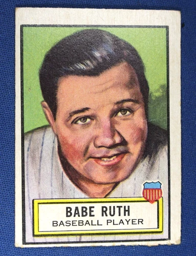 1952 Topps Look 'n See - #15 "Babe Ruth" - Very Good+ (Minor wrinkle)