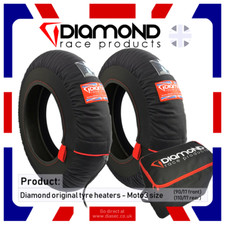 DIAMOND RACE PRODUCTS - 'ORIGINAL' TYRE WARMERS TO FIT Moto3 - 90 / 110