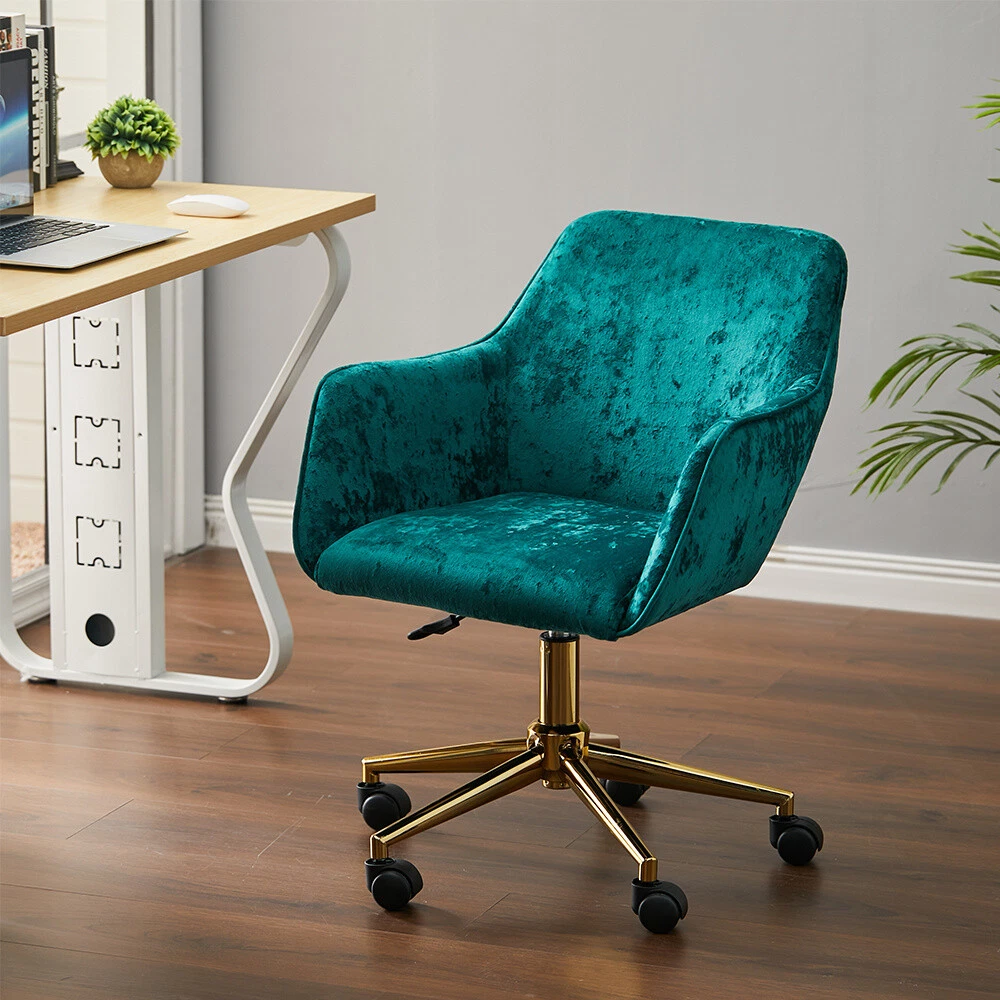 Luxurious Velvet Office Chair Computer Desk Study Chair Swivel