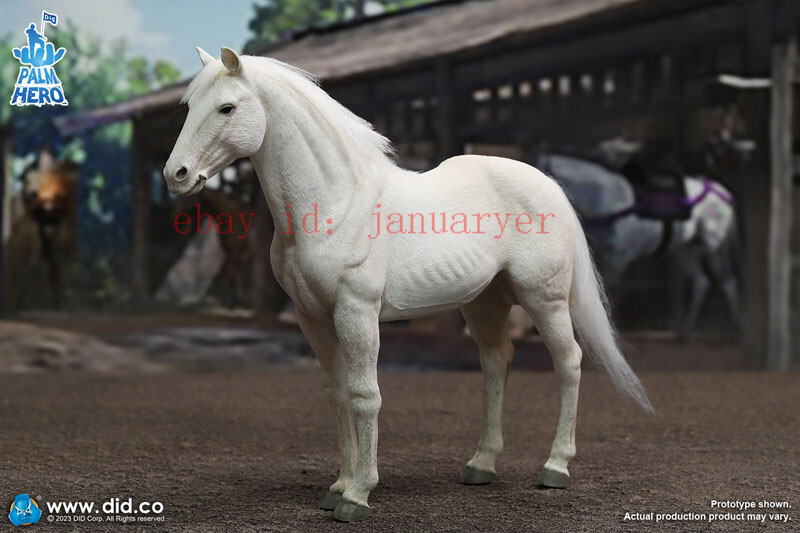 DID Palm Hero Series White Horse 1/12 アク DID - 1/12 Palm Hero Series - White Horse – Ages Three and Up