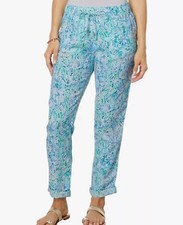 Lilly Pulitzer Taron Linen Pants Size S