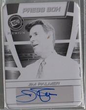 Jim Palmer 2024 Leaf Press Pass Premium Press Box Black Plate 1/1 Auto
