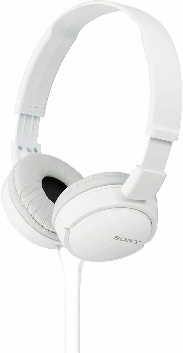 Sony MDR-ZX110 / WC(UC) Headband Stereo Headphones White Foldable