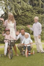 ***ORIGINAL POSTCARD***PRINCESS METTE-MARIT-PRINCE HAAKON-FAMILY-NOBILITY-NORGE