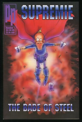 Supremie The Babe of Steel 1 Comic DC Superman Image Supreme Parody Man of Steel