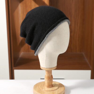 Hot Mens Slouchy Beanie Cap Thermal Casual Winter Unisex Knitted Hat Party 